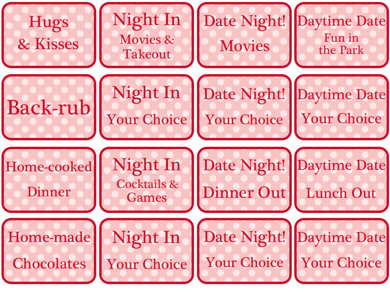 Valentines Day Coupon Ideas
 Unfortunately Oh Printable Valentine s Coupons
