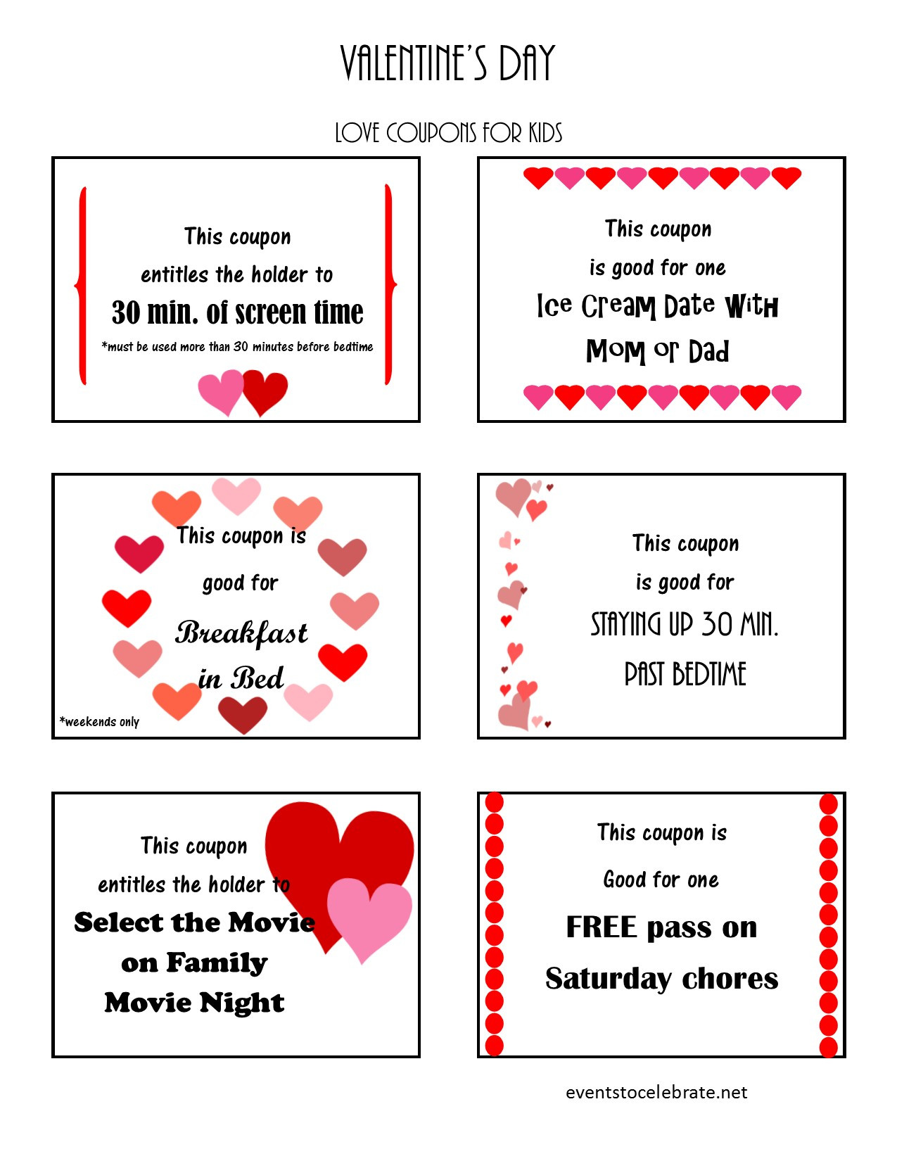 Valentines Day Coupon Ideas
 Valentine Coupon Ideas