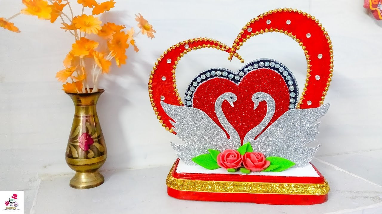 Valentines Day Date Ideas 2019
 DIY Heart Showpiece Making At Home Valentines Day Gift