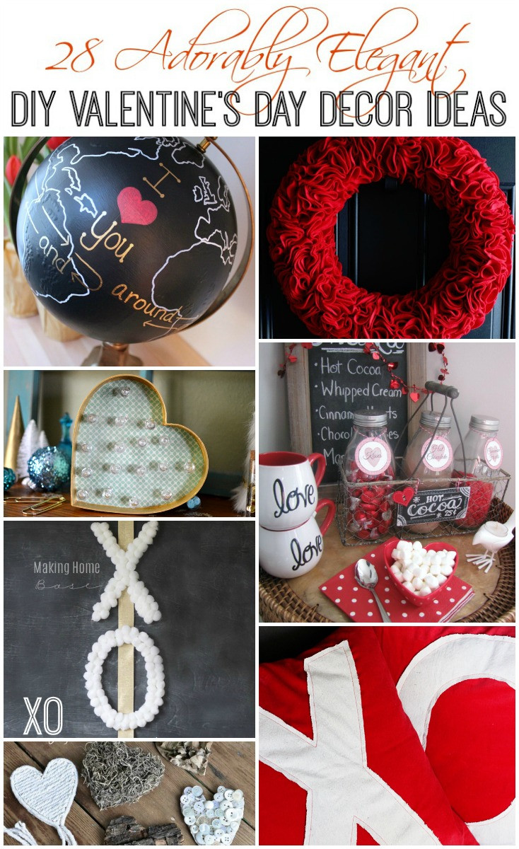 Valentines Day Decor Ideas
 28 Adorably Elegant DIY Valentine s Day Decor Ideas The