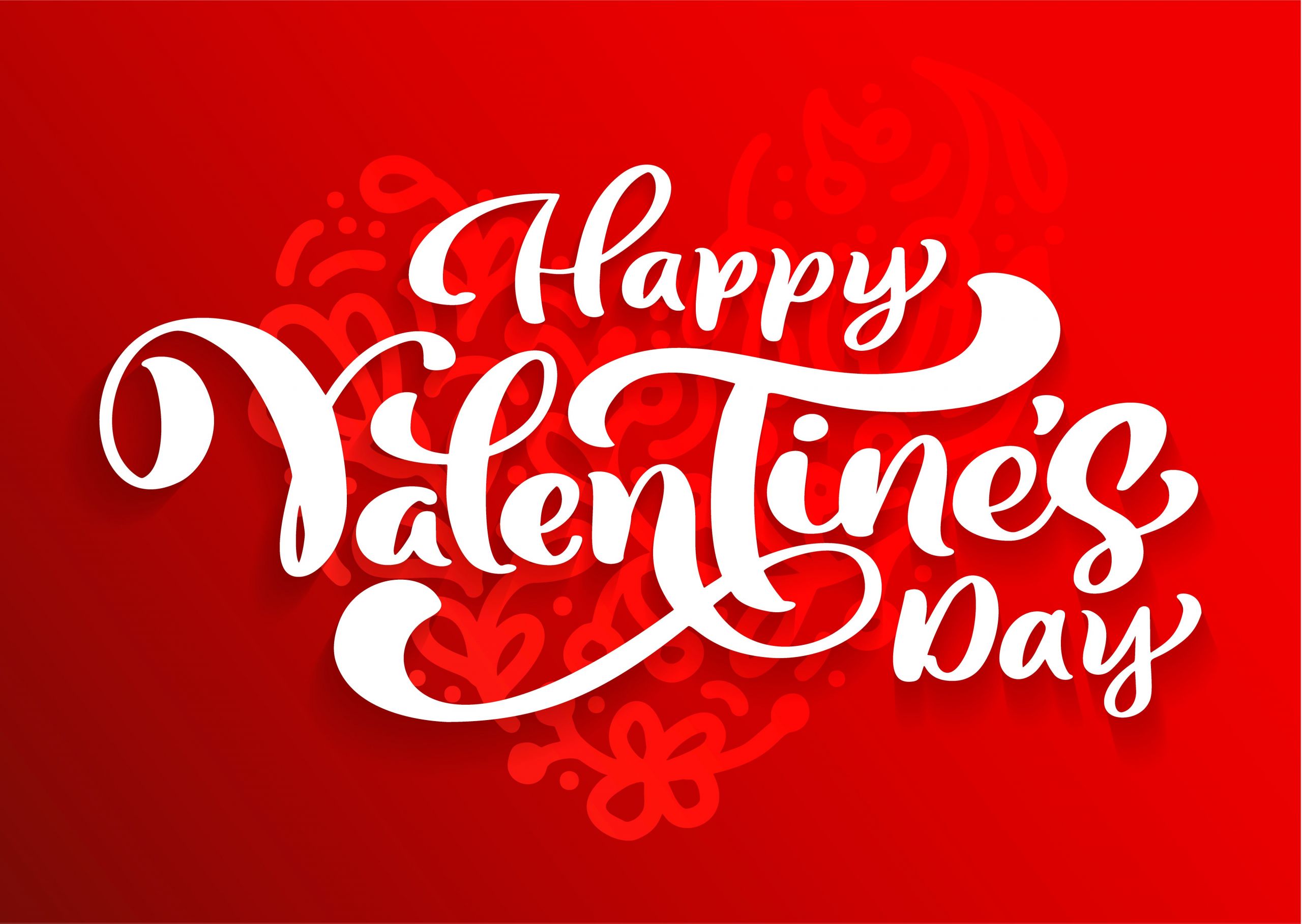Valentines Day Design Elegant Happy Valentines Day Typography Vector Design for Greeting
