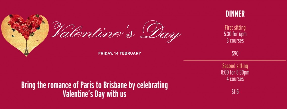 Valentines Day Dinner Restaurant
 Where s the Best Valentine s Day Dining in Brisbane
