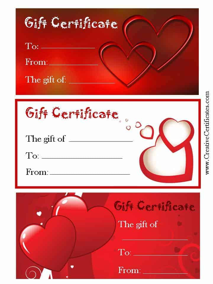Valentines Day Gift Cards
 Valentine s Gift Certificates