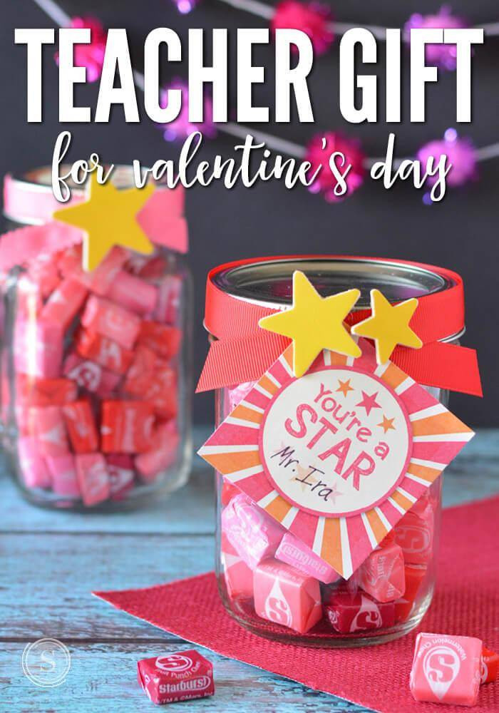Valentines Day Gift Idea
 Starburst Valentines Day Teacher Gift Idea Passion For