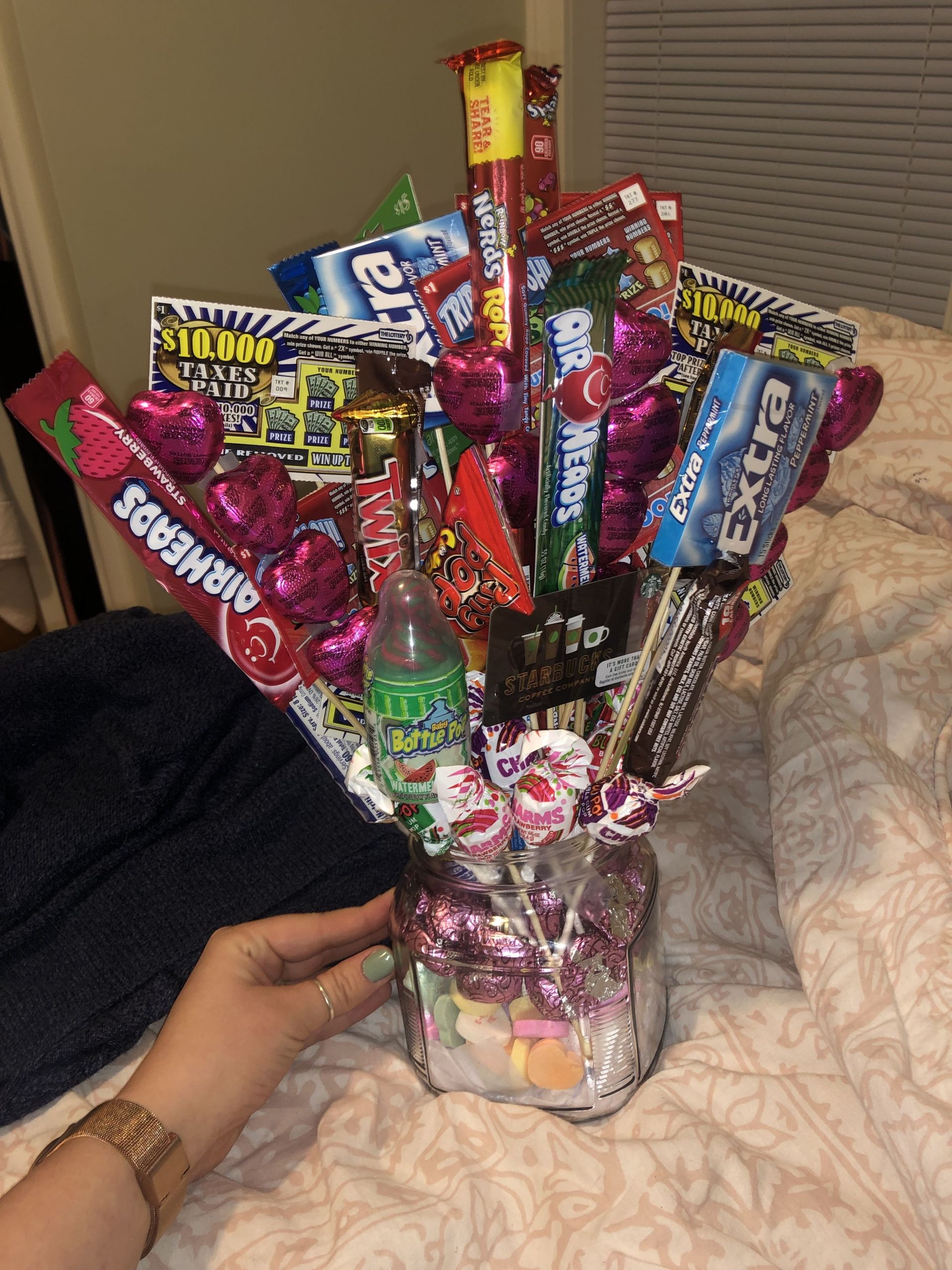 Valentines Day Gift Ideas For Men
 Candy bouquet Valentine’s Day for boyfriend t for men