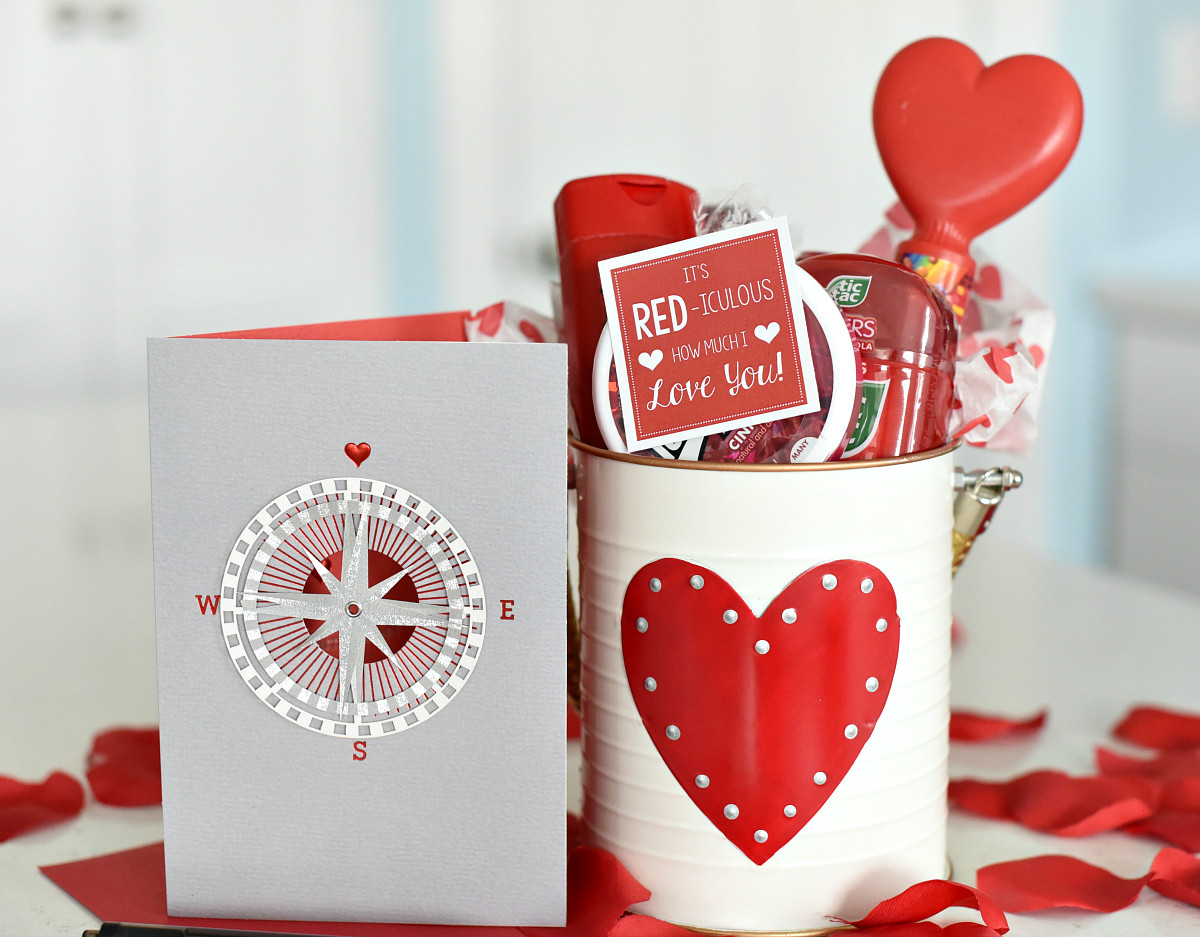Valentines Day Gift Ideas Pinterest
 Cute Valentine s Day Gift Idea RED iculous Basket