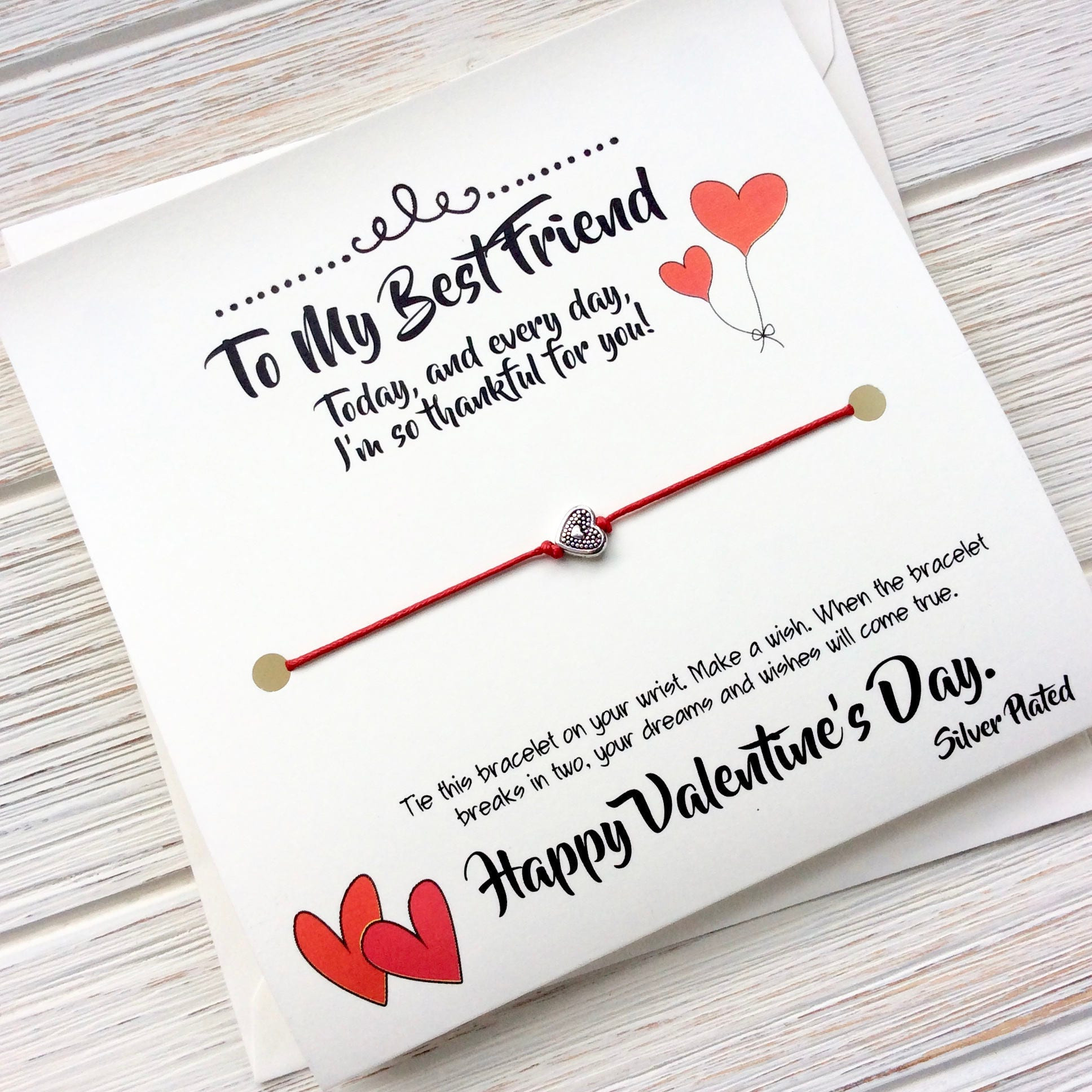 Valentines Day Gifts For Best Friend
 Valentines Day Best Friend Valentines Day Friend Wish Bracelet