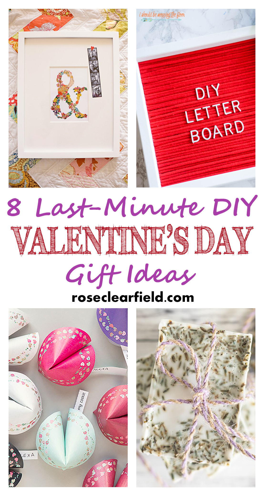 Valentines Day Handmade Gift Ideas
 Last Minute DIY Valentine s Day Gift Ideas • Rose Clearfield