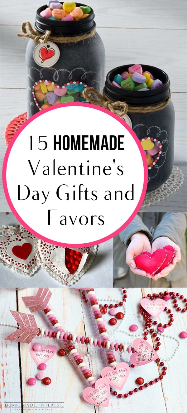 Valentines Day Homemade Gift
 15 Homemade Valentine’s Day Gifts and Favors