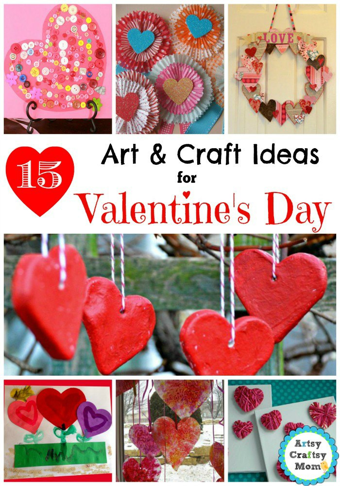 Valentines Day Ideas Crafts
 15 Simple Valentine’s Day Art and Craft Ideas for Kids