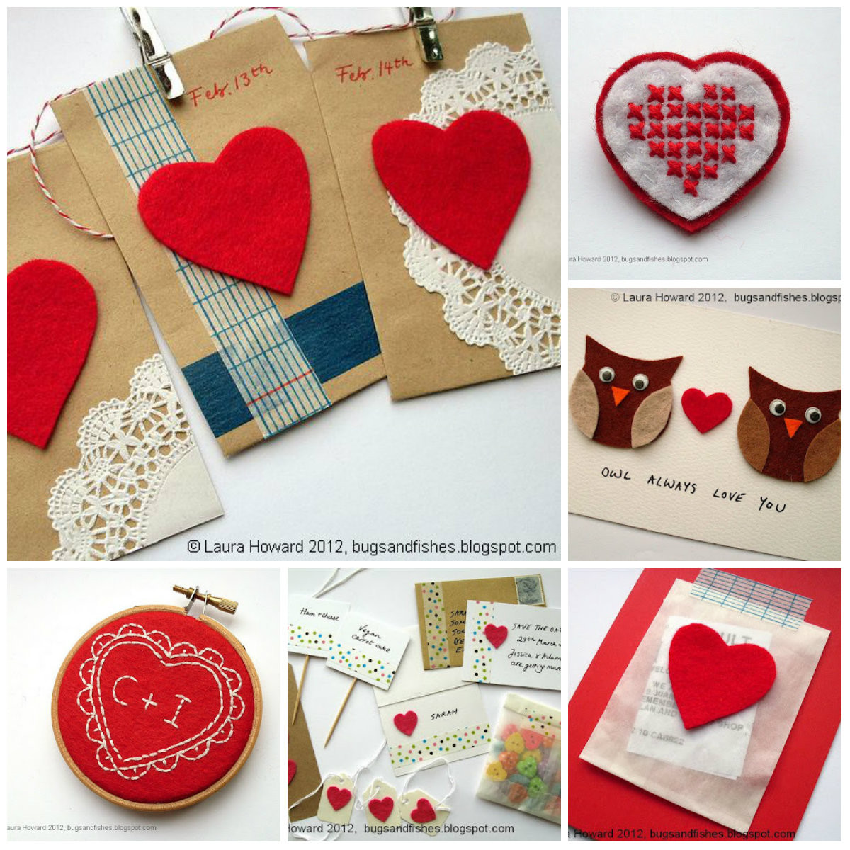 Valentines Day Ideas Crafts
 Bugs and Fishes by Lupin Craft Ideas for Valentine s Day