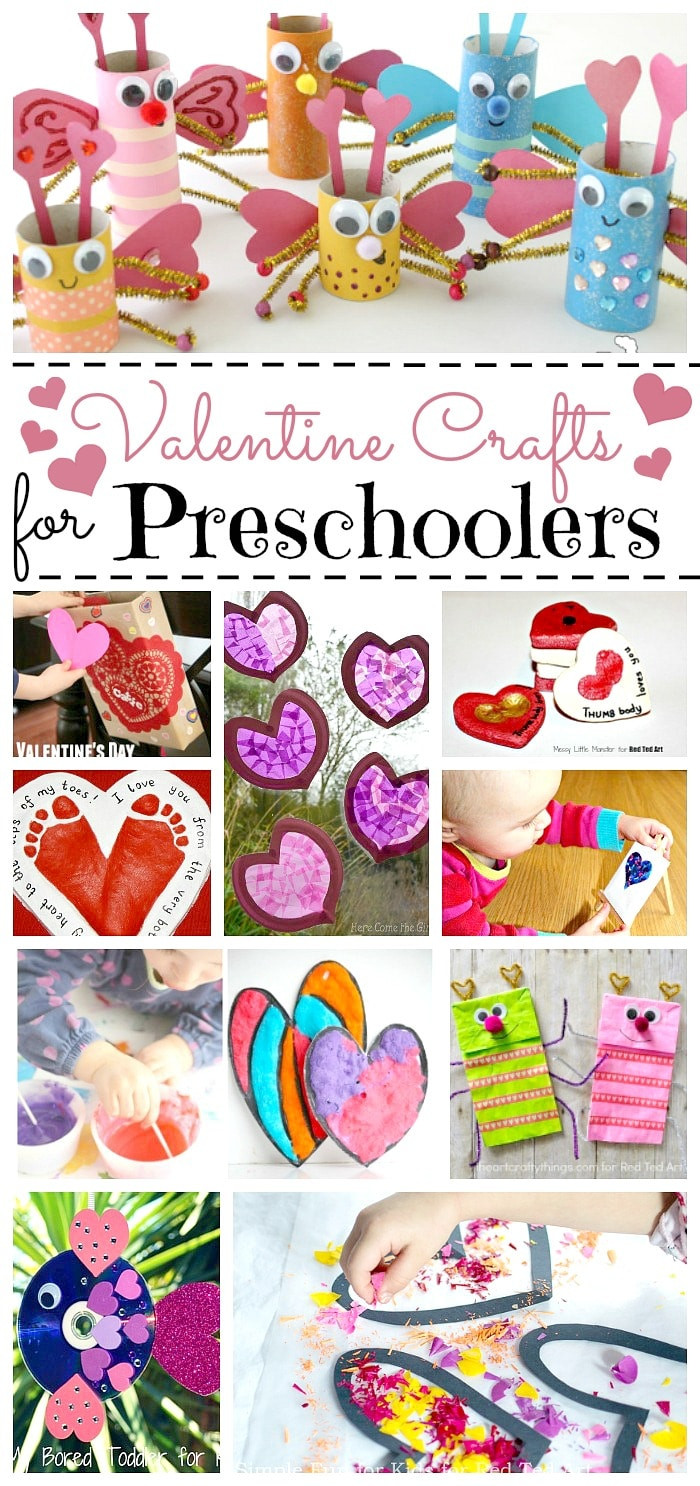 Valentines Day Ideas For Preschoolers
 Valentine Crafts for Preschoolers Red Ted Art Make