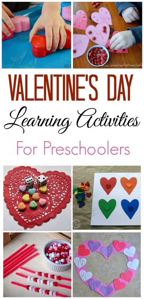 Valentines Day Ideas For Preschoolers
 Valentine s Day Learning Activities for Preschoolers