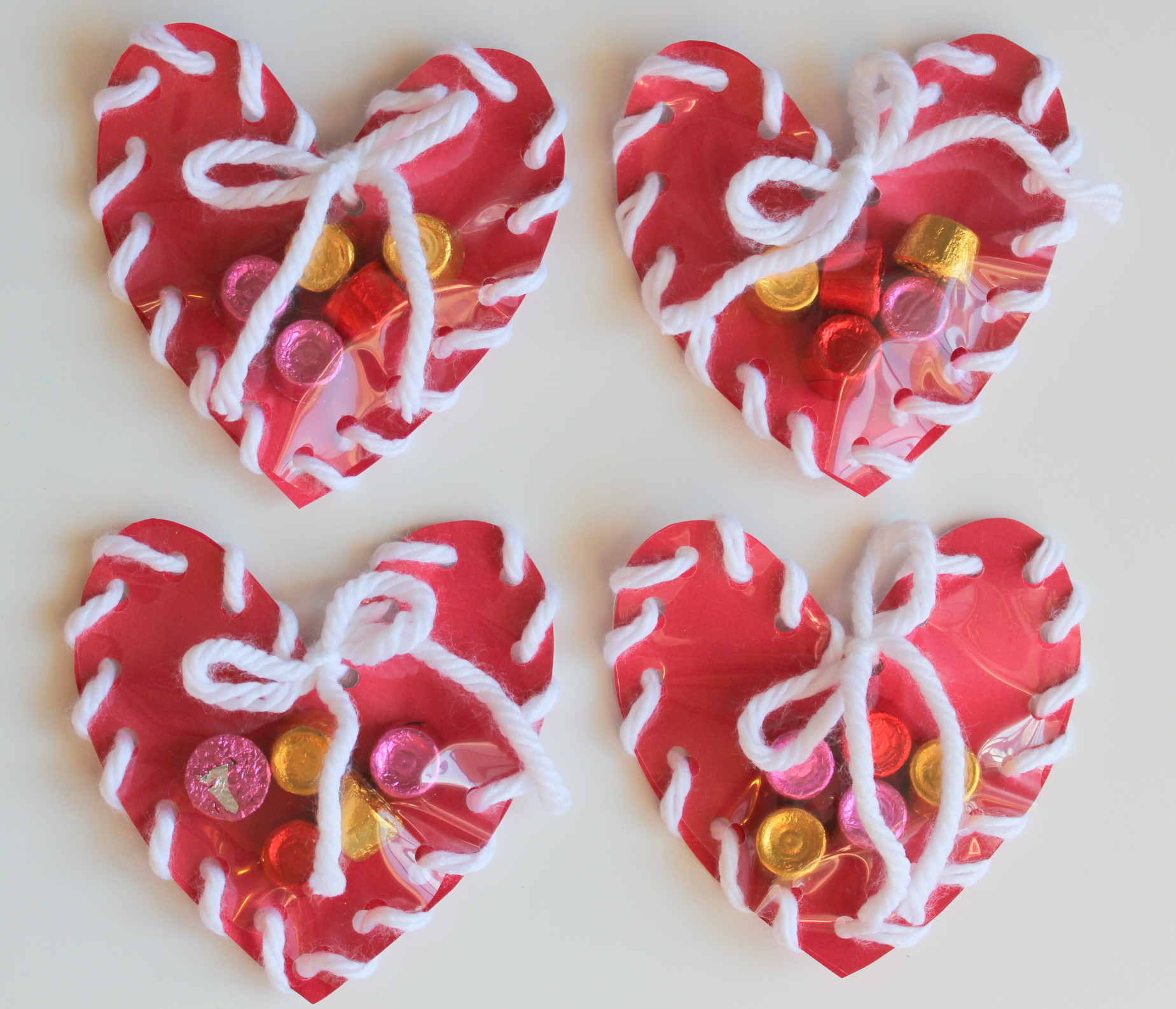 Valentines Day Kid Craft
 Lollydot Hand Sewn Paper Heart Valentine Craft for Kids