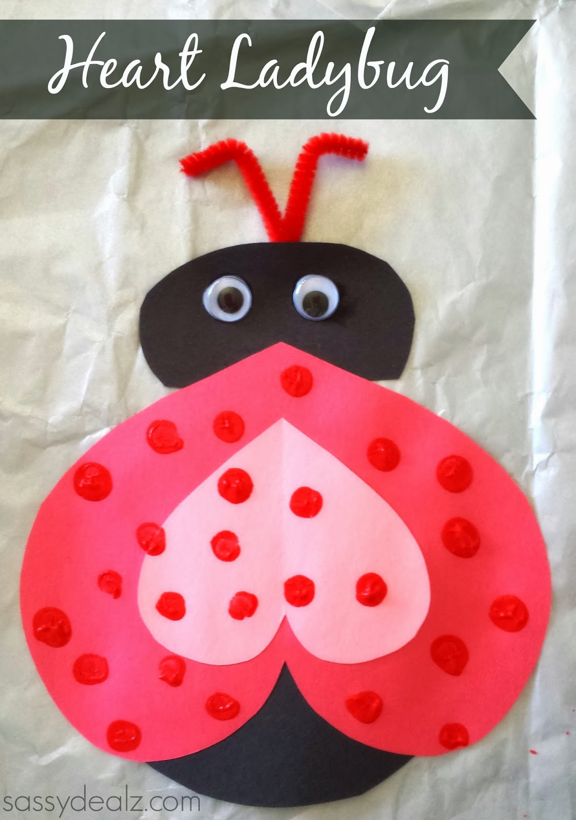 Valentines Day Kid Craft
 Heart Ladybug Valentines Day Craft For Kids Crafty Morning