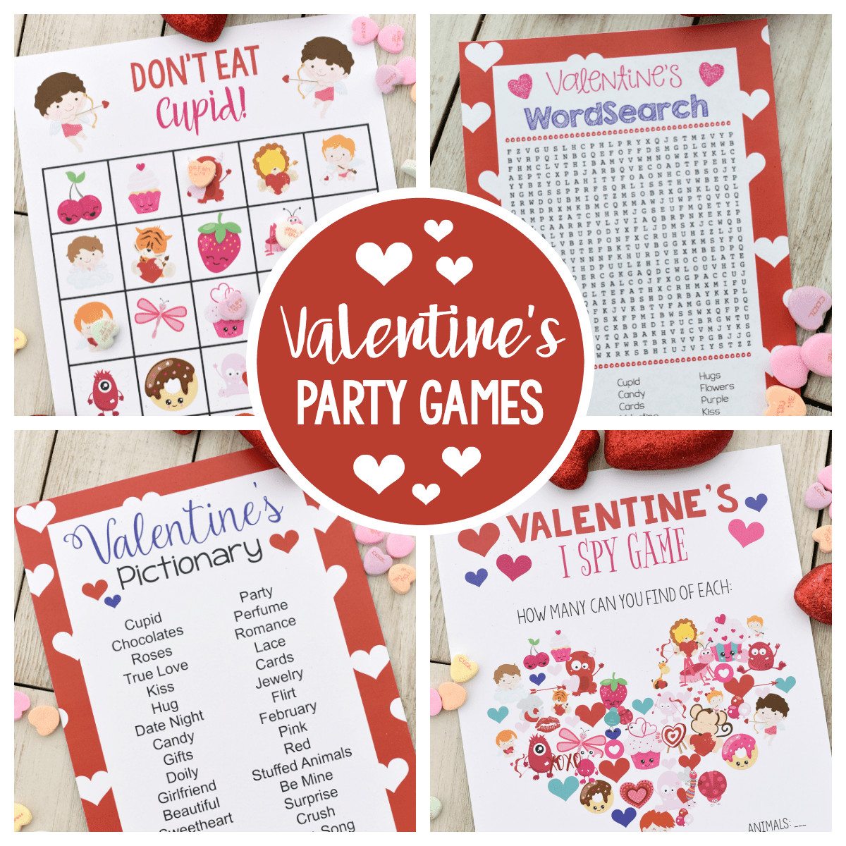 Valentines Day Party Games
 Fun Valentine Games to Print & Play – Fun Squared