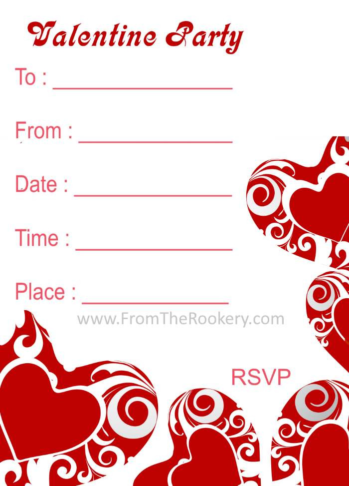 Valentines Day Party Invitations
 Valentine s Day Invitations