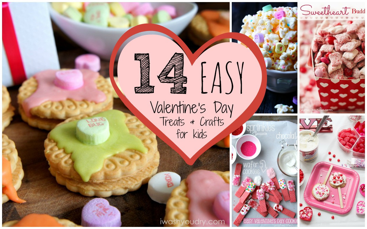 Valentines Day Treats For School
 14 Easy Valentine s Day Treats and Crafts for Kids