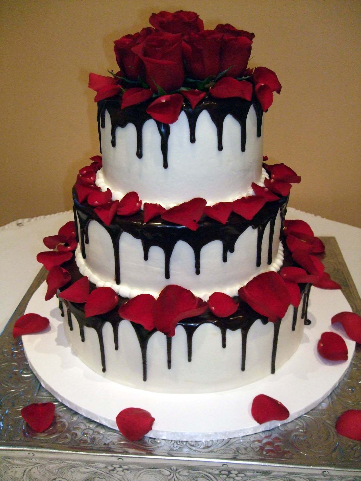 Valentines Day Wedding Cakes Luxury Valentine S Day Wedding — Round Wedding Cakes