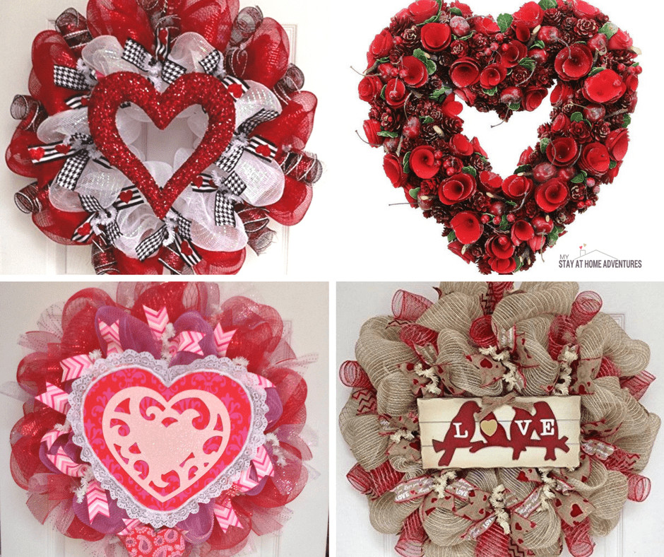 Valentines Day Wreath Ideas
 Valentine s Day Wreaths Ideas and Inspirations Do Help You