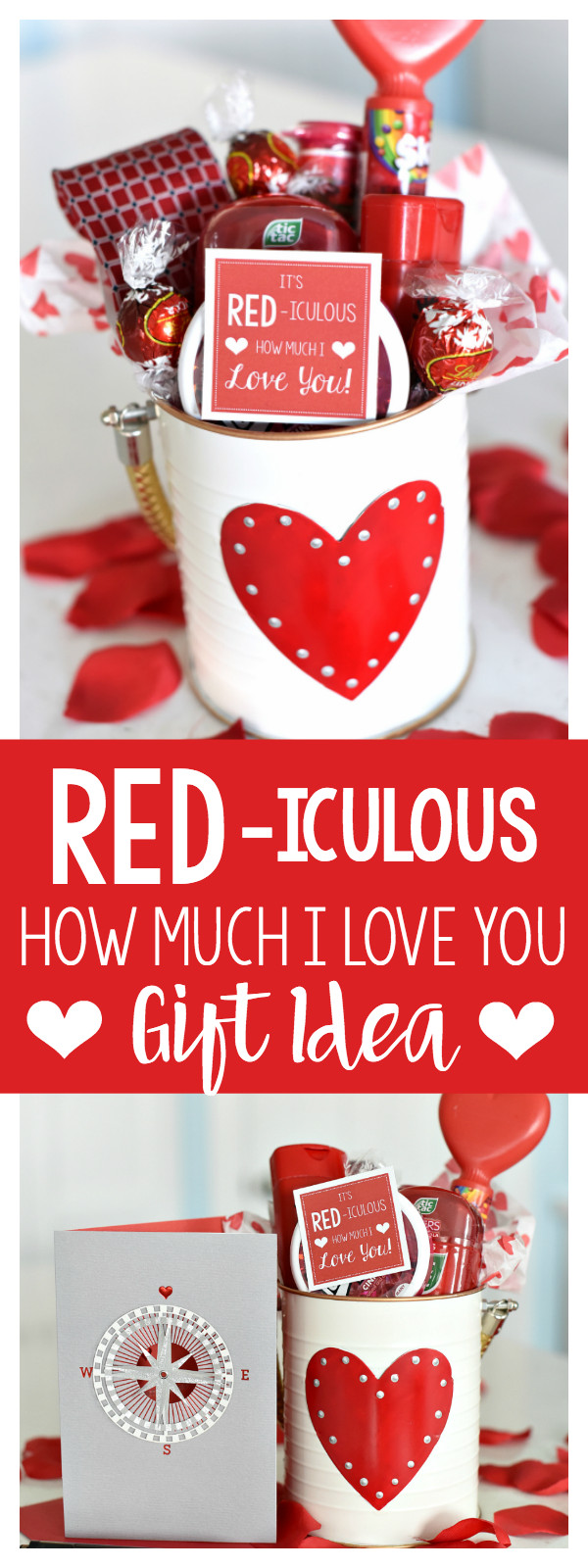 Valentines Gift Ideas For Her Pinterest
 Cute Valentine s Day Gift Idea RED iculous Basket