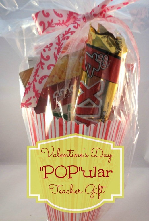 Valentines Gift Ideas For Teachers
 "Pop" ular Valentine Teacher Gift Idea