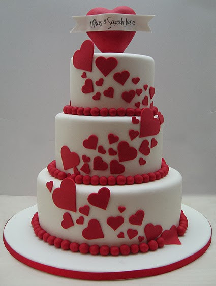 Valentines Wedding Cakes
 Memorable Wedding Charming Valentine s Wedding Cakes