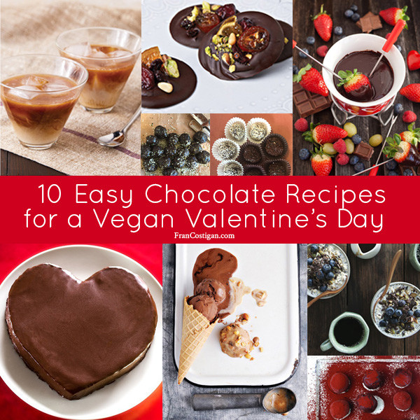 Vegan Valentine Recipes
 Easy Chocolate Recipes for a Vegan Valentine s Day – Fran