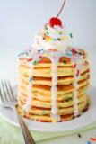 The Best Birthday Cake Pancakes