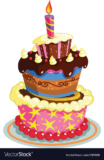 Best 22 Birthday Cake Vector