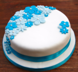The Best Blue Birthday Cake