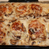 The Best Chicken Thighs with Cream Of Mushroom soup