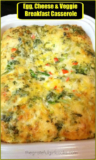 The Best Egg Cheese Vegetable Casserole