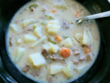 The Best Ground Beef Potato soup