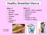 Best 20 Healthy Breakfast Menu