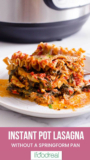 Top 25 Instant Pot Lasagna without Springform