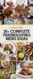 35 Ideas for Thanksgiving Dinner Menu Ideas