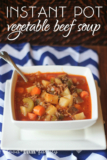 21 Best Vegetable Beef soup Instant Pot